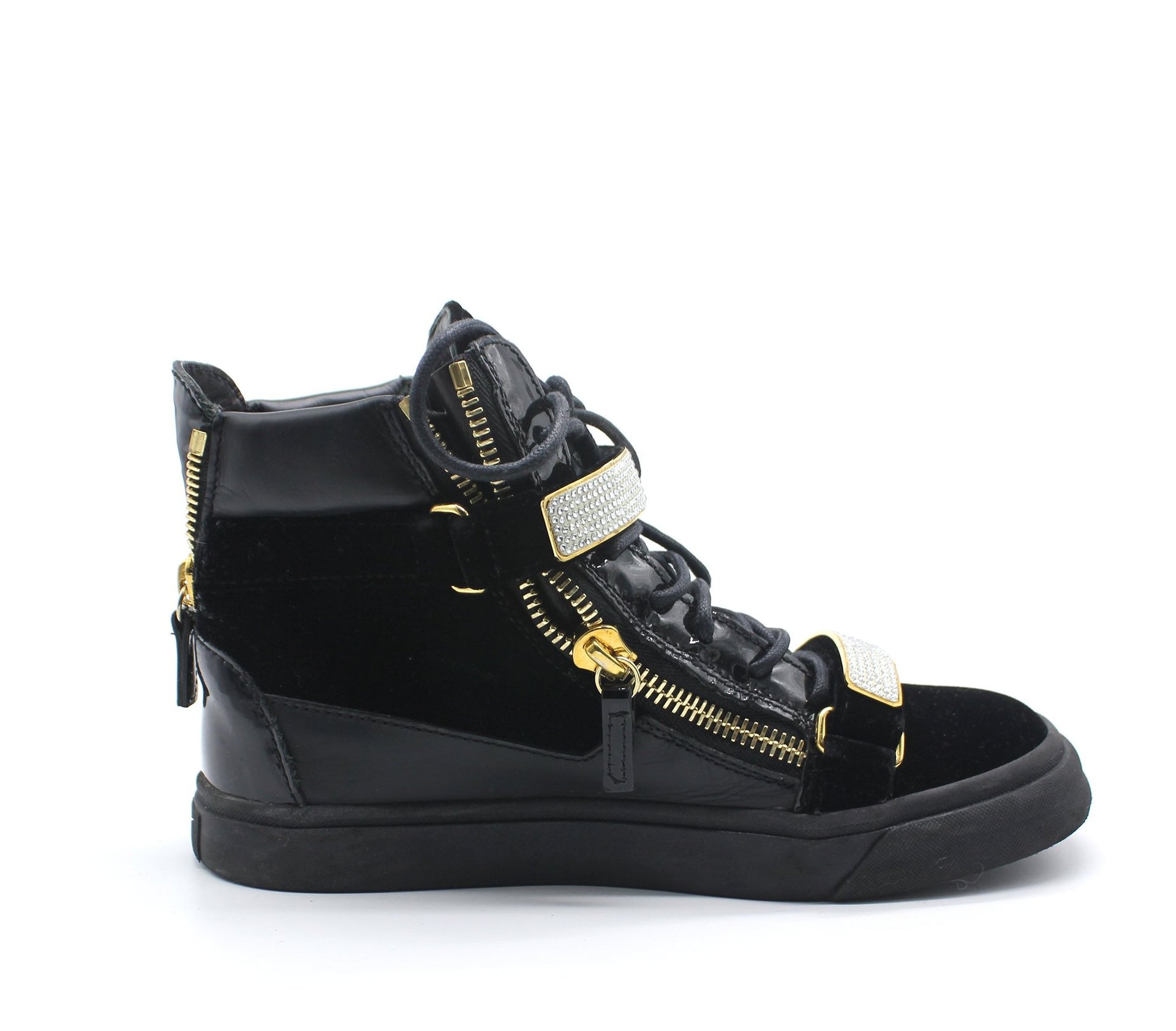 Black Velvet Triple Stitch™ Sneakers SS24 22361696 | Zegna LU